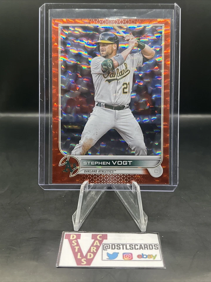 2022 Topps Update Series - STEPHEN VOGT ORANGE FOIL /299 #US260 - Image 1 of 3