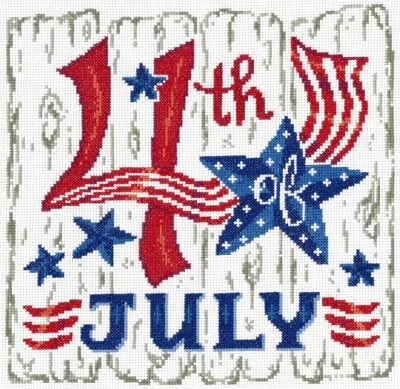 Ursula Michael Imaginating Counted Cross Stitch Kit ~ July 4th ~ 3353K - Image 1 of 2