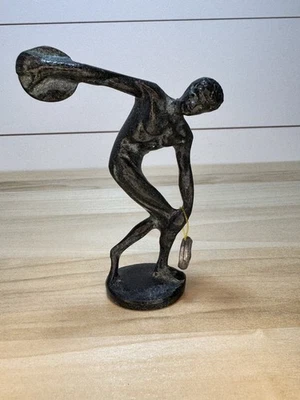 Discobolus of Myron GARANTÍA COPIA BRONCEA Escultura Lanzador Disco Atleta Foto 1 de 4