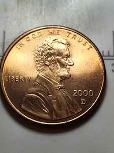 2000 D Lincoln Penny ddo Error DOUBLED  EAR! - Picture 1 of 9