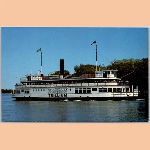 Postal PS Trillium Toronto Islands Ferry Vapor Polson 1911 Canadá De colección - Imagen 1 de 4