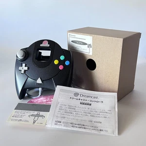 DC Controller Carbon Black HKT-7700 Boxed Limited Tested SEGA Dreamcast Japan JP - Picture 1 of 18