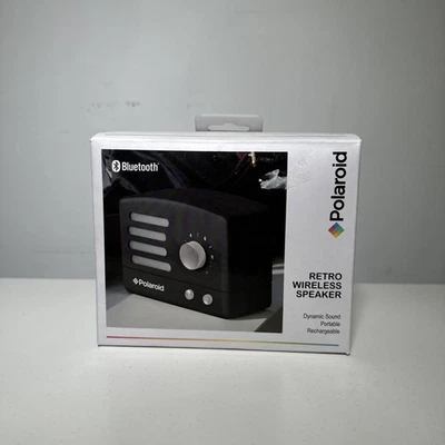 POLAROID RETRO WIRELESS BLUETOOTH SPEAKER • NEW IN BOX - Image 1 of 3