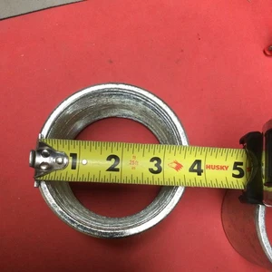 3-1/2" Gewindekupplung aus verzinktem Stahl - Bild 1 von 2