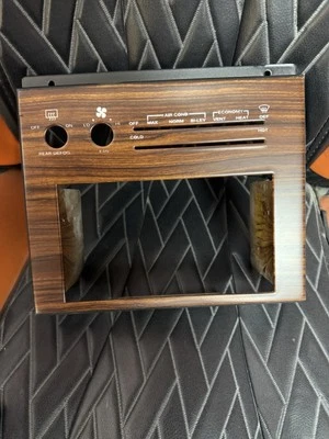 1986-1990 Chevrolet Caprice Wood grain Double Din Radio Kit Bezel - Image 1 of 4