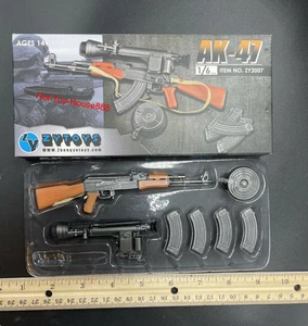 1/6 AK 47 Assault Rifle Soldier Weapon For 12" Action Figure Doll Accessories - Picture 1 of 3