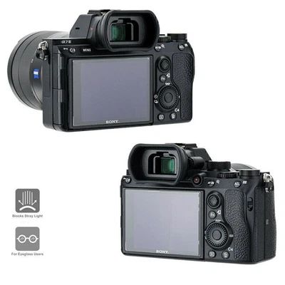 Soft Camera Eye Cup Eyepiece Viewfinder for Sony A7III A7II A7RIV A7RIII A7RII - Image 1 of 4