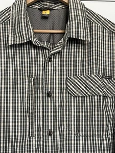 Eddie Bauer Sportswear kariertes Freizeithemd, grau mit Reißverschlusstasche - Gr. XXL *EUC* - Bild 1 von 8