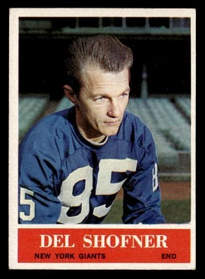 1964 Philadelphia #123 Del Shofner - Image 1 of 2