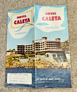 1950s HOTEL CALETA, Acapulco Mexico BROCHURE - Picture 1 of 11
