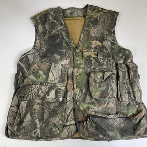 Fieldline Real Tree Camo Turkey Hunting Vest With Seat XL/XXL Mens - Picture 1 of 22