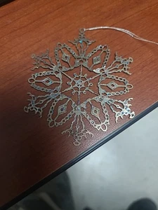 Weihnachtsschmuck Schneeflocke - Bild 1 von 2