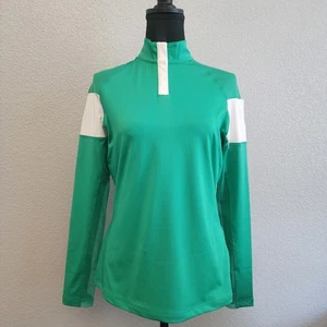 Chestnut Bay SkyCool Sun Shirt Green XS Equestrian UV50+ Cooling Stretch NWOT - Picture 1 of 13