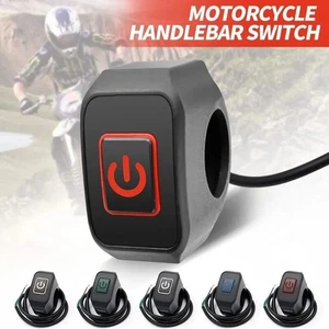 Interruttore luce faro manubrio moto universale interruttore on/off NUOVO - Foto 1 di 13