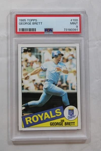 1985 Topps #100 George Brett PSA Graded 9 Mint - Picture 1 of 2