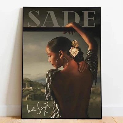 Sade Adu Music New Album Cover Poster Soul Jazz Art Print Wall Decor No Frame - Image 1 of 2