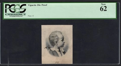Spain  King Alfonso XIII  Vignette Die proof Uncirculated Grade 62 - Image 1 of 2