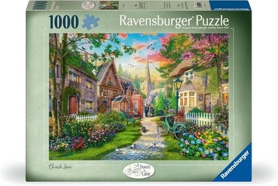Church Lane Puzzle 1000 Piece Jigsaw Puzzle Down The Lane - Image 1 of 3