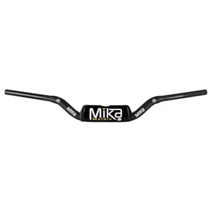 Mika Metals Raw Series 1 1/8" Oversize Handlebars RC/Hon/Kaw Stock Bend Black - Picture 1 of 5
