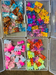 20 PCs Gummy Bear Charms Candy Pendants Assorted Lot Wholesale Findings Bulk