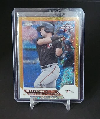 2023 TOPPS CHROME PRO DEBUT   #PDC-87 Sirlas Ardoin Gold Mini Diamond /50 - Image 1 of 3