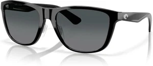 NUEVO Gafas de sol polarizadas Costa Del Mar CORRIENTES negras - Imagen 1 de 7