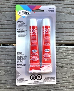 TESTORS .875 FL. OZ. ( 25.8ML) TUBES OF TESTORS CEMENT FOR PLASTIC MODELS 290278 - Picture 1 of 5
