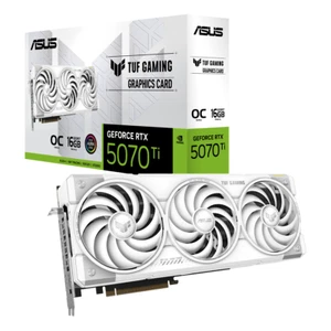 ASUS TUF Gaming GeForce RTX 5070 Ti 16GB GDDR7 White OC Edition Grafikkarte weiß - Bild 1 von 12