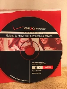 Verizon Welcome CD-ROM / Reference Guide Getting to know your LG VX8300 Cell - Picture 1 of 2