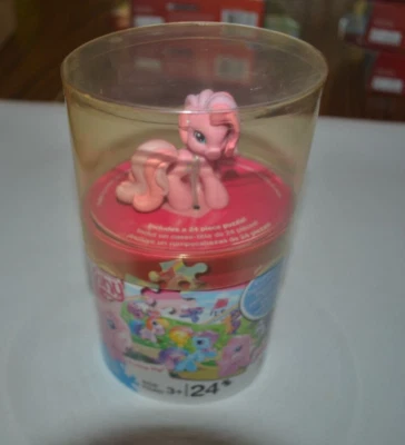 MY LITTLE PONY 2008 MB PUZZLE - INCLUDES PINKIE PIE FIGURE !! - Image 1 of 3