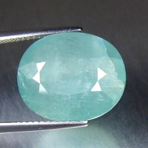 10.38CTS 15X13 MM TREMENDOUS! BLUEISH GREEN NATURAL GRANDIDIERITE GEMSTONES - Picture 1 of 3