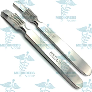 Farabeuf Raspatorio Periostiale Curvo e Dritto 15 cm (2 Pezzi) O Acciaio Grado - Foto 1 di 3