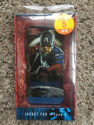 MARVEL CAPTAIN AMERICA Steve Rogers JACKET CASE iPHONE 5 NIB - Image 1 of 2