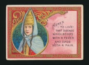 1910 T112 Mogul Cigarettes TOAST SERIES (301-425) -#328 Greek Girl w/ tall hat