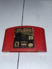 Spider-Man Spiderman (Nintendo 64, 2000) Authentic Cartridge Tested !