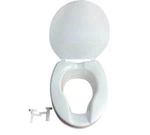 Mobiclinic, Toilettensitzerhöhung, 14cm, Titan, Europäische Marke - Bild 1 von 2