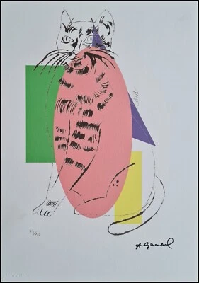 ANDY WARHOL * A Cat named Sam * signed lithograph * Kunstdruck *limited # 78/125 - Bild 1 von 4