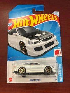 HOT WHEELS 2024 * FUNDA G * HONDA CIVIC SI BLANCO HW J-IMPORTS 2/10 A71 - Imagen 1 de 2