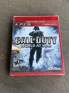 Call of Duty: World at War (PS3) New and Factory Sealed! Greatest Hits Y-Fold - Picture 1 of 5