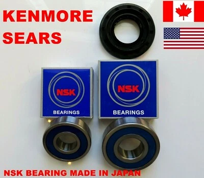 ARANDELA CARGA FRONTAL 2 COJINETES DE BAÑERA Y SELLO, Kenmore Sears Foto 1 de 2