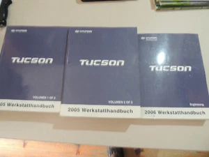 2006 Wartung Reparatur Werkstatthandbuch Hyundai Tucson 2.0L Diesel Band 1+2+Erg - Bild 1 von 11