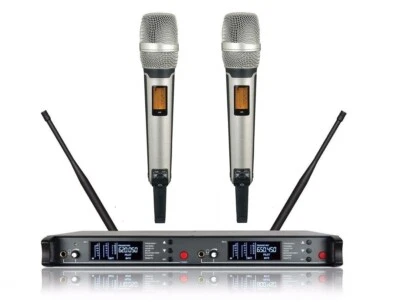 UHF PRO Dual Wireless Microphone System for Sennheiser SKM 9000 Digital Handheld - Image 1 of 2