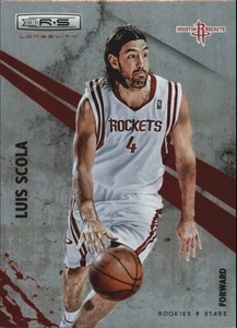 2010-11  Rookies and Stars Longevity Ruby Basketball Card #56 Luis Scola/250