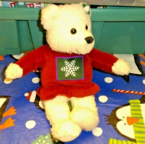 HALLMARK SWEET BEAR W SNOWFLAKE SWEATER APPROX 9 INCHES - Picture 1 of 1