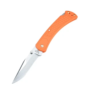 Pocket knife110 Slim Folding Hunter 3.75" 110 Plain Blade, Orange glass fibre - Picture 1 of 4