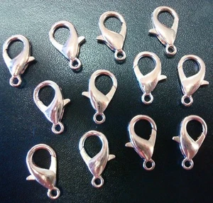 10 Lt. Rosévergoldete Metall Karabiner Papagei Abzugsverschlüsse 16mm FPC380 - Bild 1 von 3