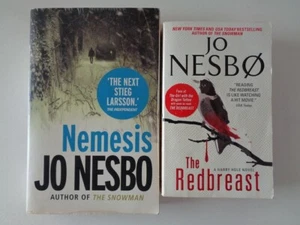 LOT 2 JO NESBO, THE REDBREAST, NEMESIS PAPERBACKS UVG, HARRY HOLE SERIES - Picture 1 of 1