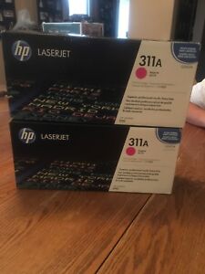HP Q2683A (311A) Lot of 2 - MAGENTA Toner Cartridges for LaserJet 3700 - GENUINE