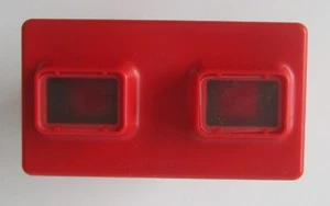 Visor de tarjetas 3D de color rojo Lestrade simplex hecho en Francia/estereoscopio excelente Estado. - Imagen 1 de 2