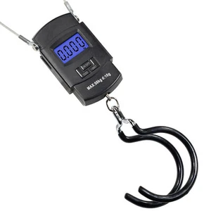 CyclingDeal Digital Bike Scale with Backlit LCD Display & Double Hanging Hook - Picture 1 of 8
